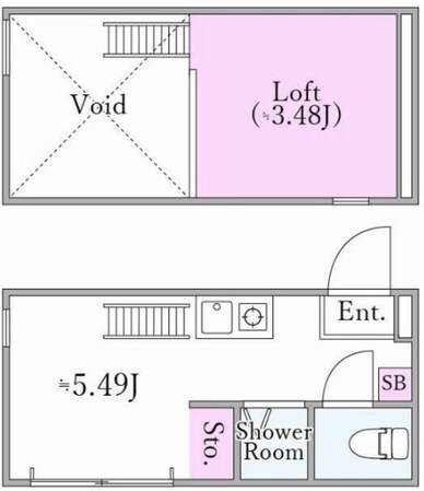 GLADO目黒の物件間取画像